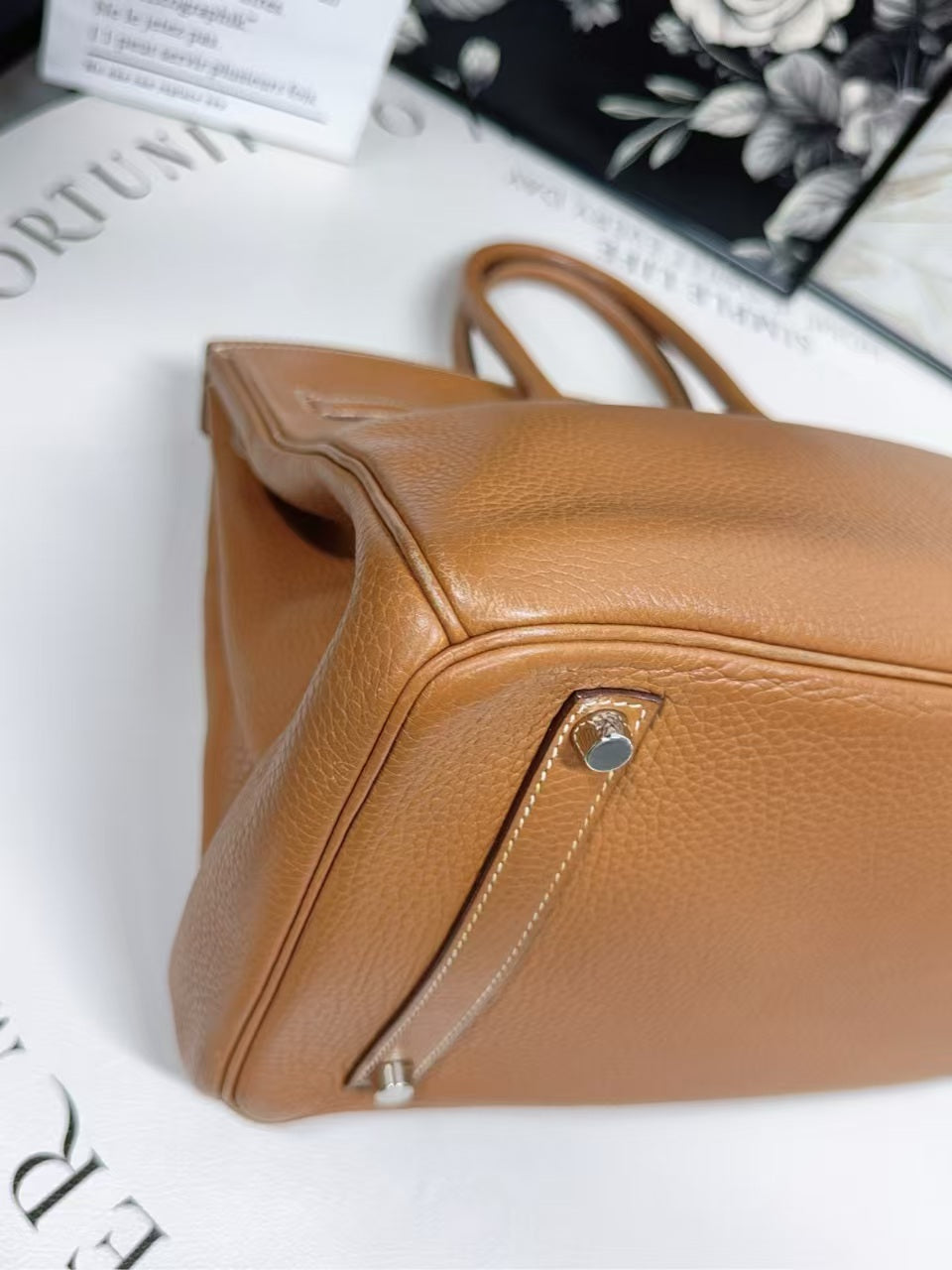 preloved Hermes bag Birkin 35/Brown /silver hardware