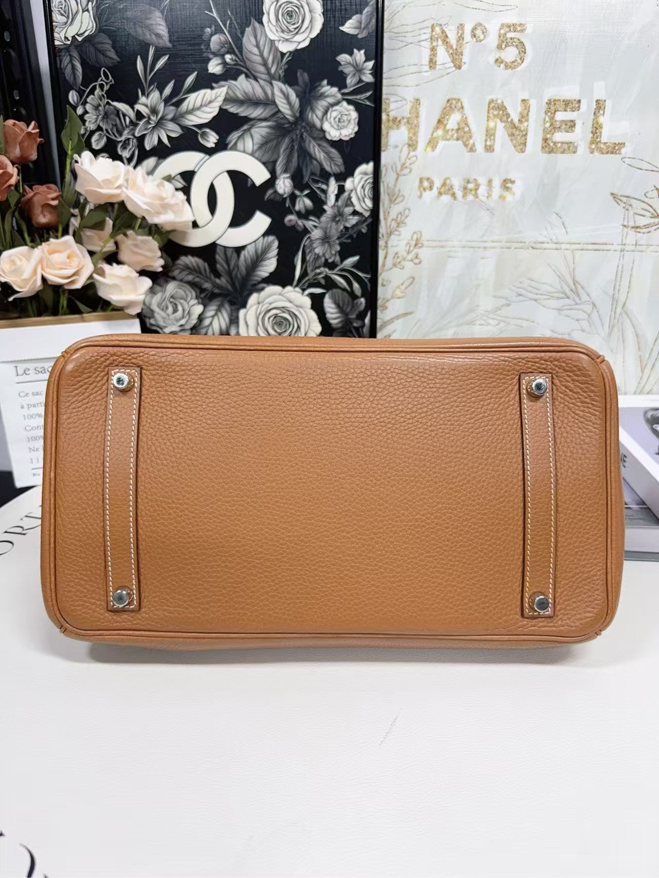 preloved Hermes bag Birkin 35/Brown /silver hardware