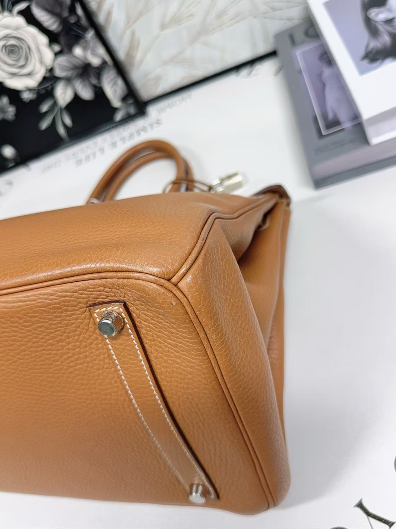 preloved Hermes bag Birkin 35/Brown /silver hardware