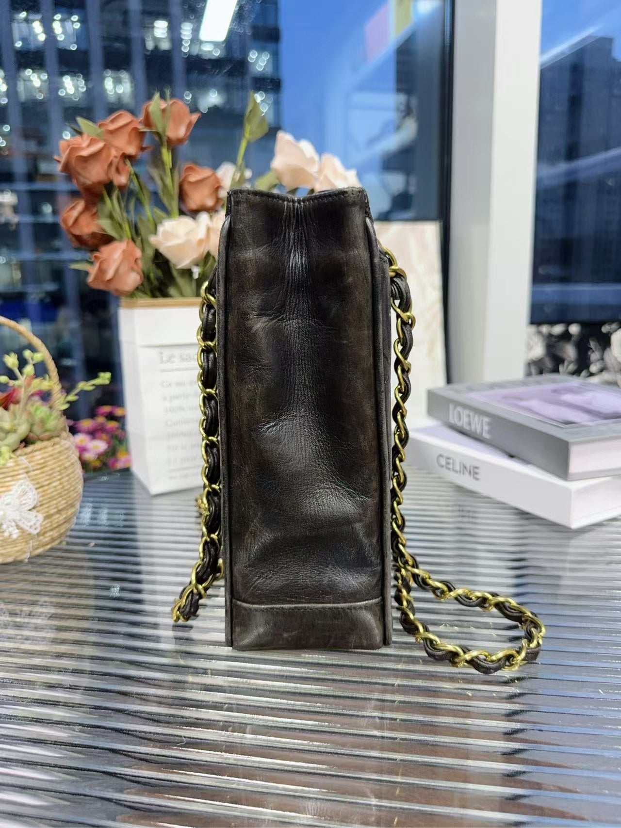 preloved Chanel bag vintage tote/shoulder bag