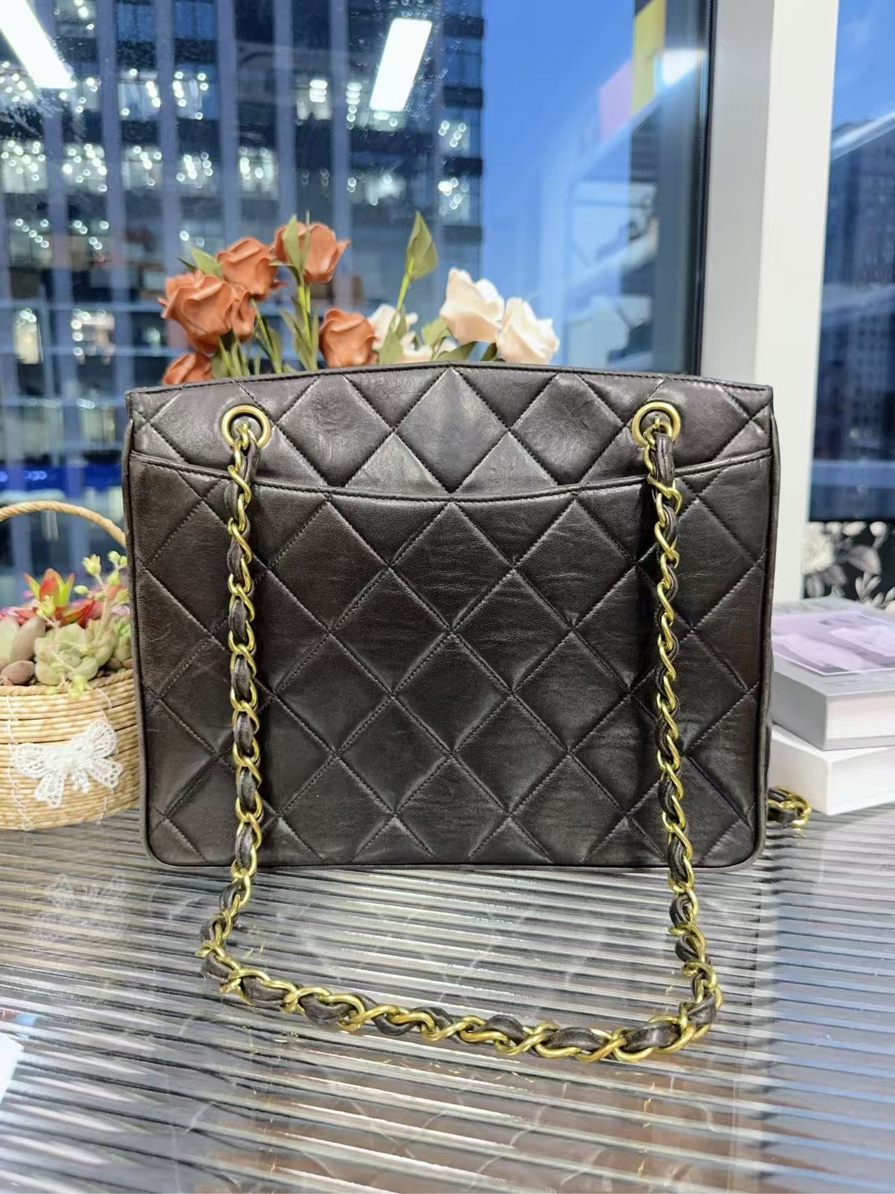 preloved Chanel bag vintage tote/shoulder bag