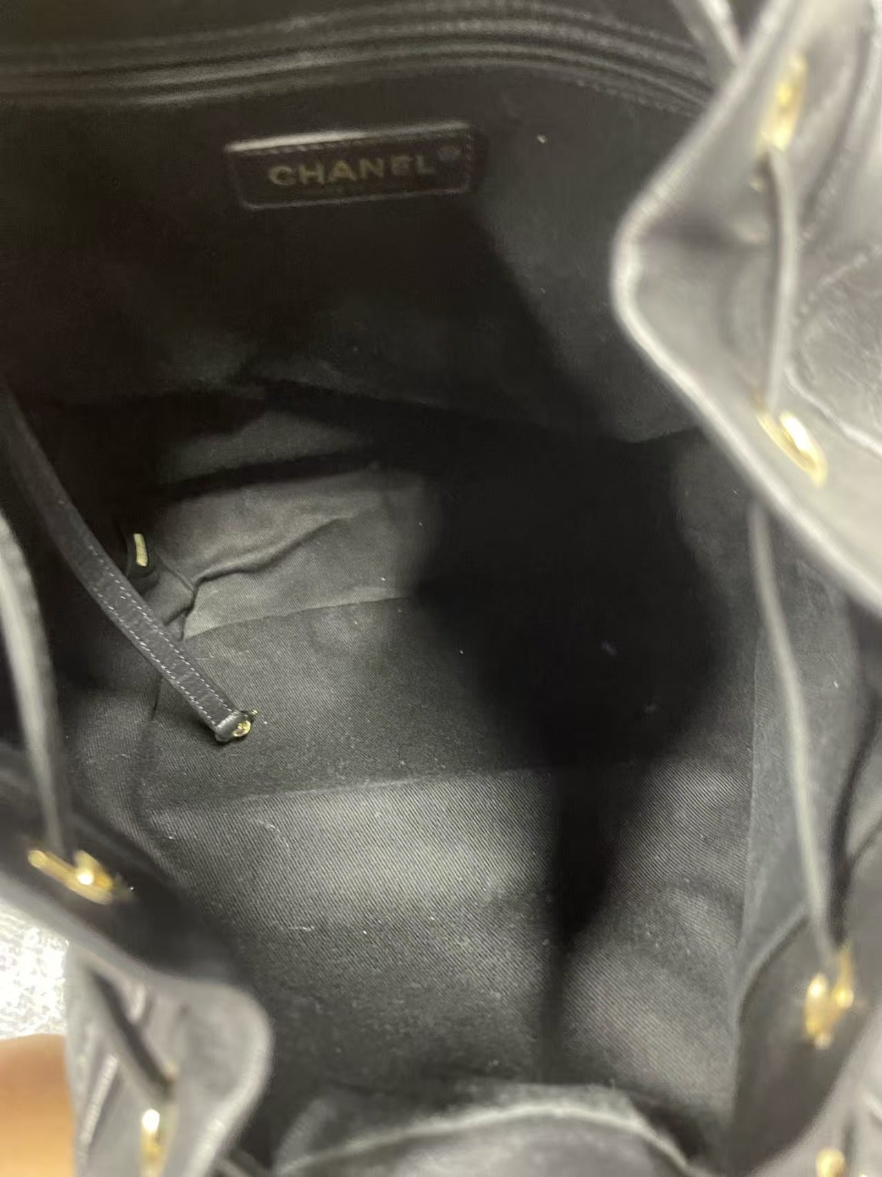 preloved Chanel backpack