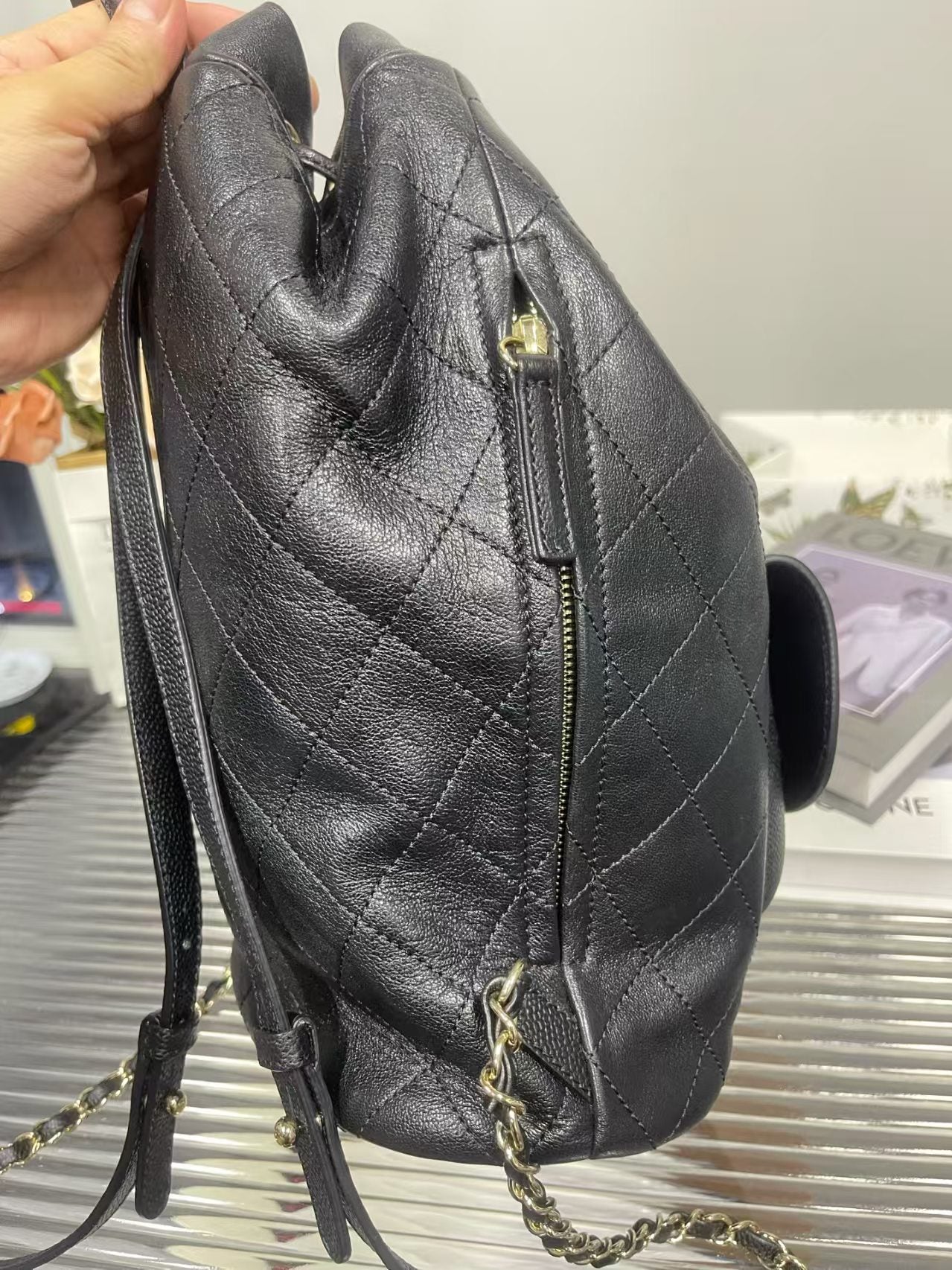 preloved Chanel backpack