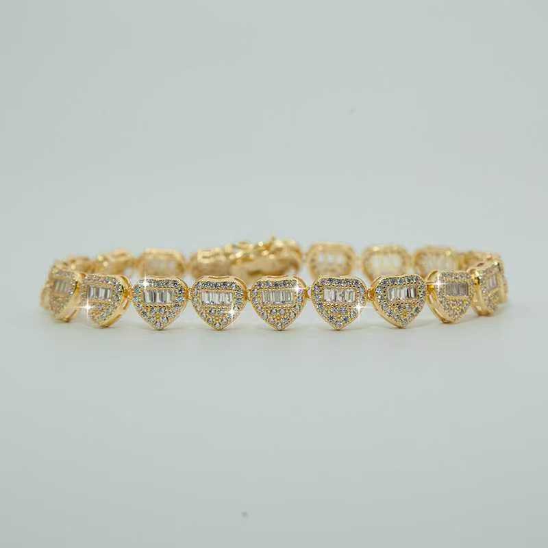 High level Hip pop braclet Heart shape
