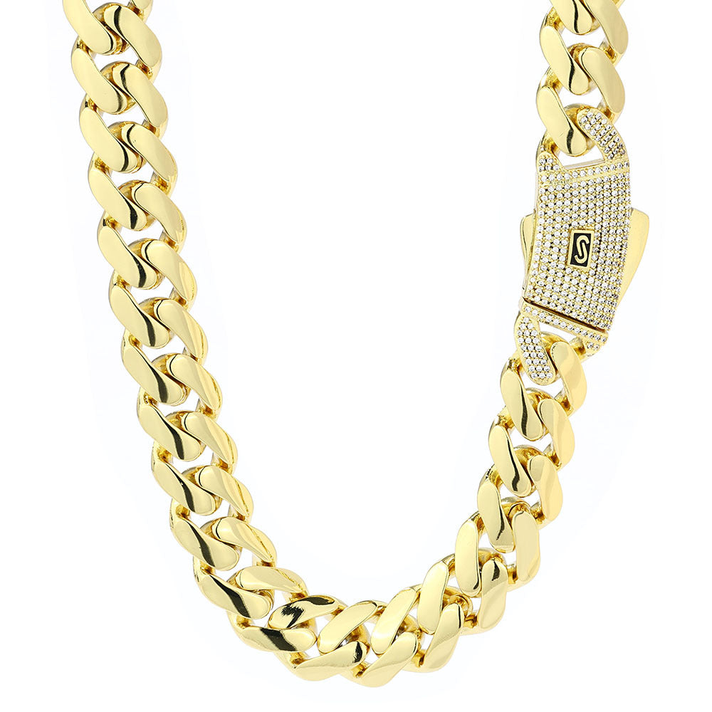 14k Hip pop chain for men